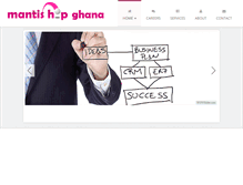 Tablet Screenshot of mantishopghana.com